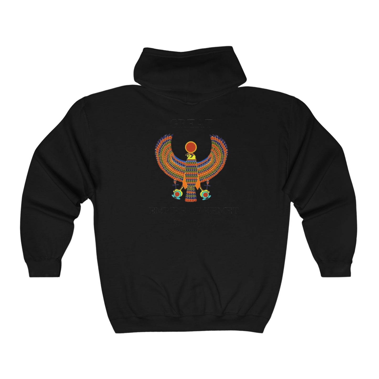 Unisex Heavy Blend™ Full Zip Hooded Sweatshirt - Great Empire of Kemet Branded | Bold Style, Comfort, and Heritage