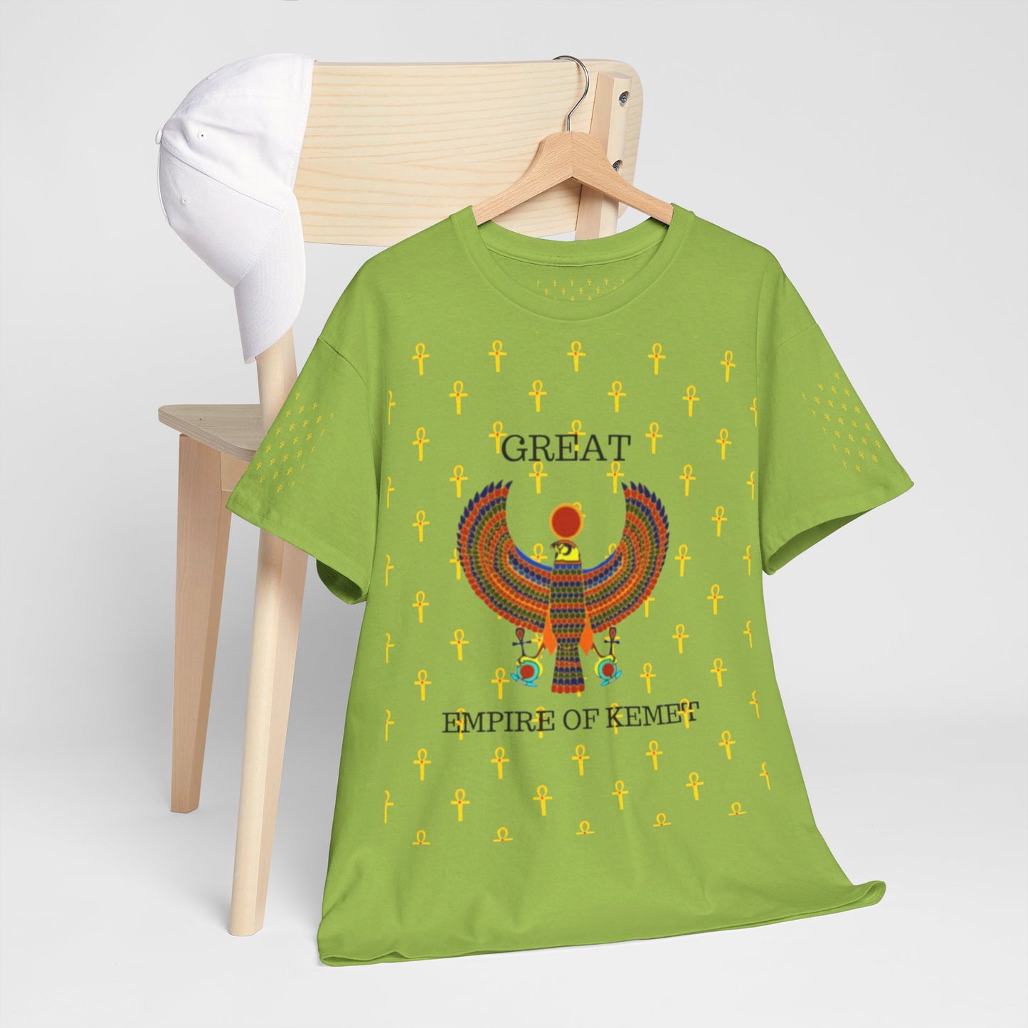 Unisex Heavy Cotton Tee - Great Empire of Kemet Branded | Bold Style, Comfort, and Heritage