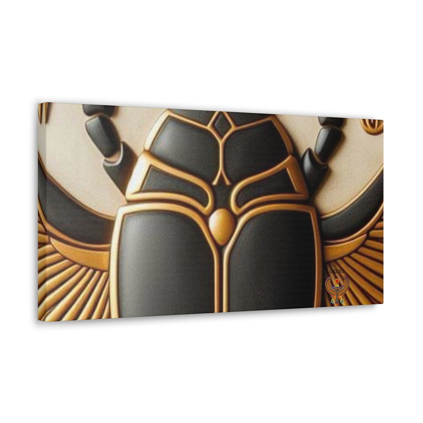 Great Scarab Beetles Canvas