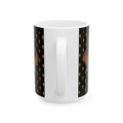 Ceramic Mug (11oz, 15oz) - Great Empire of Kemet Branded | Bold Style, Comfort, and Heritage