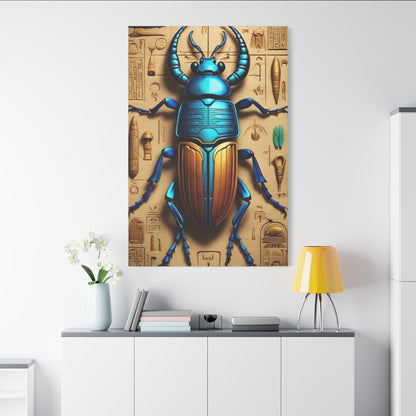 Scarab Beetle Canvas