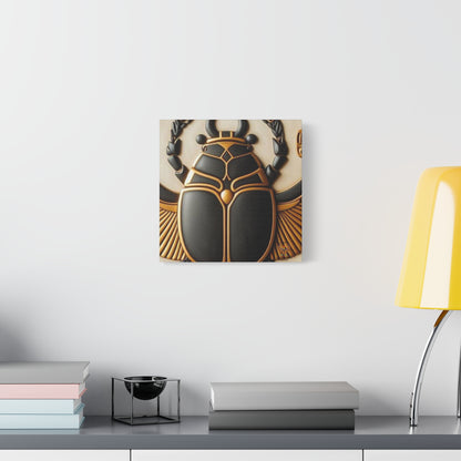 Great Scarab Beetles Canvas