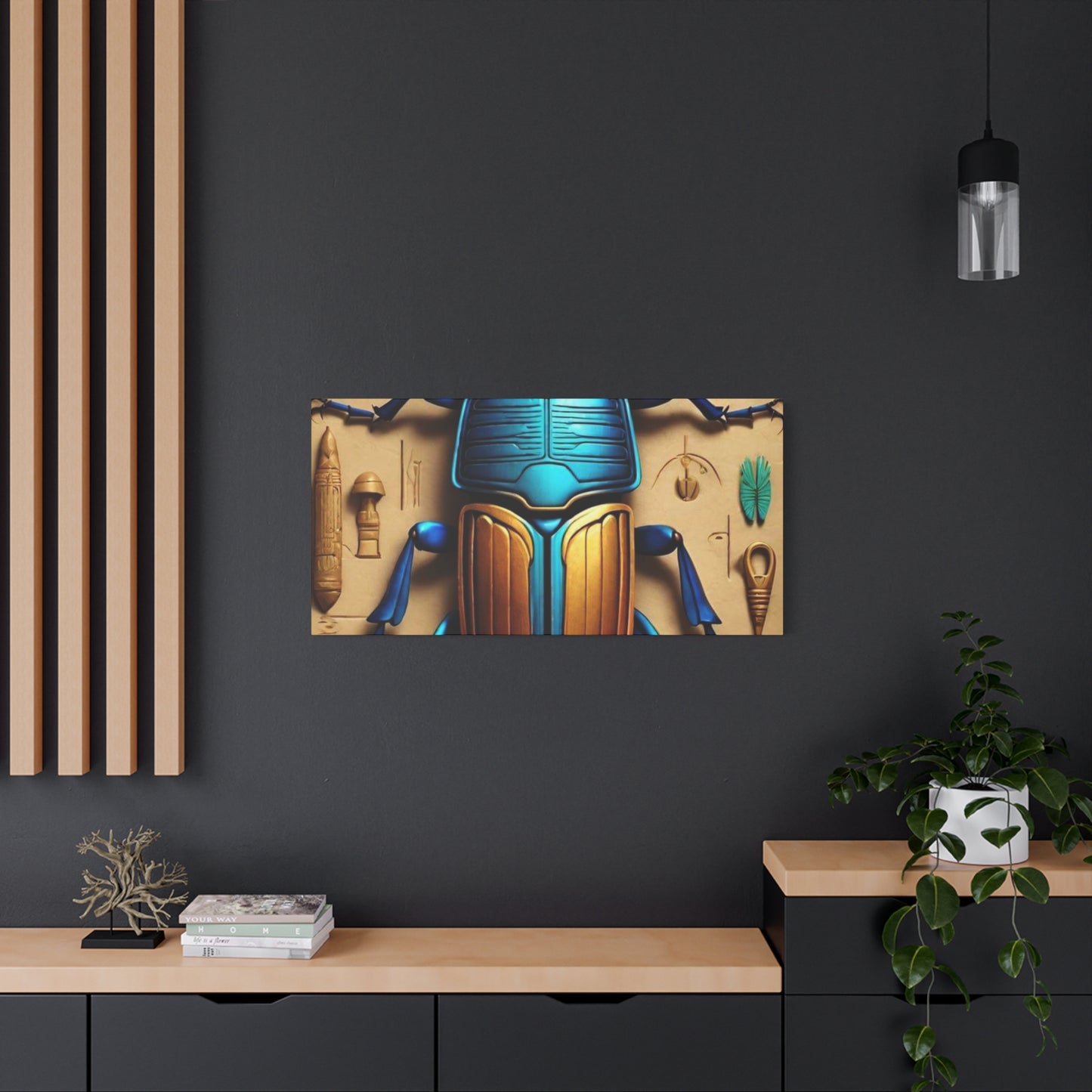 Scarab Beetle Canvas