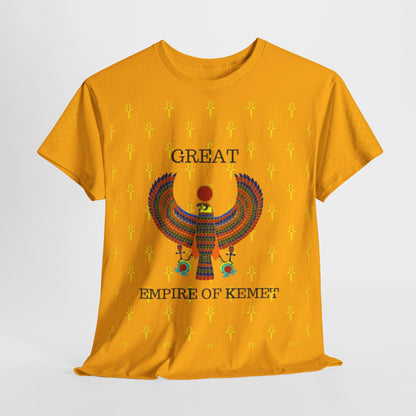 Unisex Heavy Cotton Tee - Great Empire of Kemet Branded | Bold Style, Comfort, and Heritage