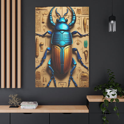 Scarab Beetle Canvas