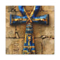 Ankh (Blue) Art Canvas | Symbol of Life and Eternity