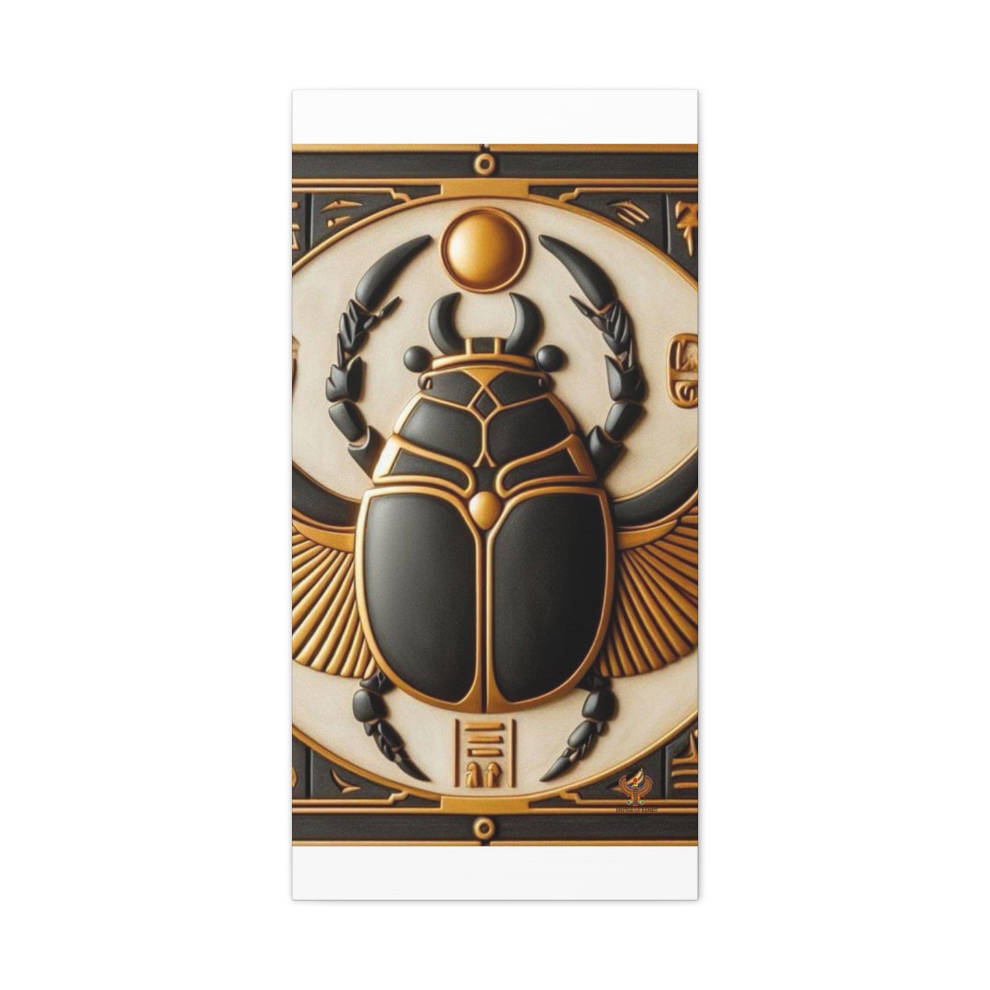 Great Scarab Beetles Canvas