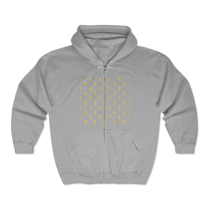 Sweat-shirt à capuche zippé unisexe Heavy Blend™ – Marque Great Empire of Kemet | Style audacieux, confort et héritage