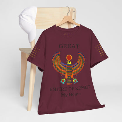 Unisex Heavy Cotton Tee - Great Empire of Kemet Branded | Style, Comfort, and Heritage