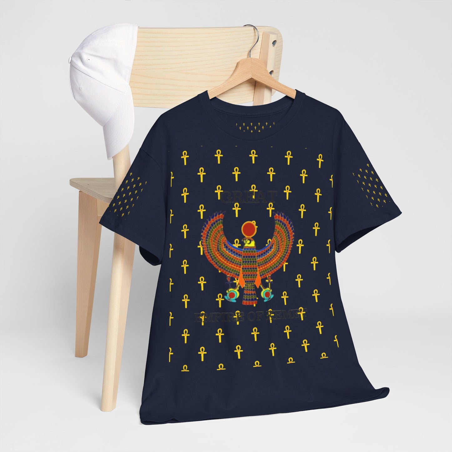 Unisex Heavy Cotton Tee - Great Empire of Kemet Branded | Bold Style, Comfort, and Heritage