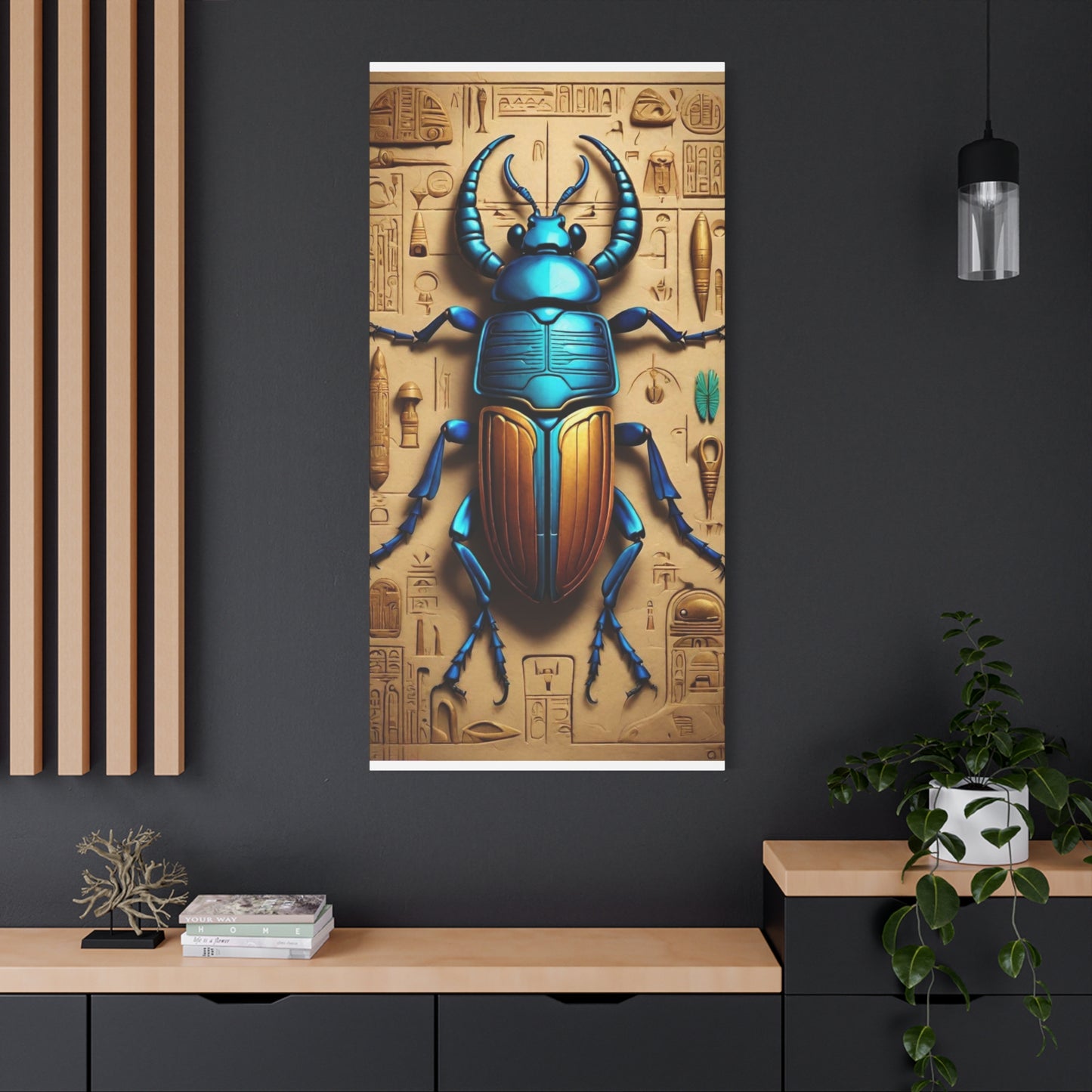 Scarab Beetle Canvas