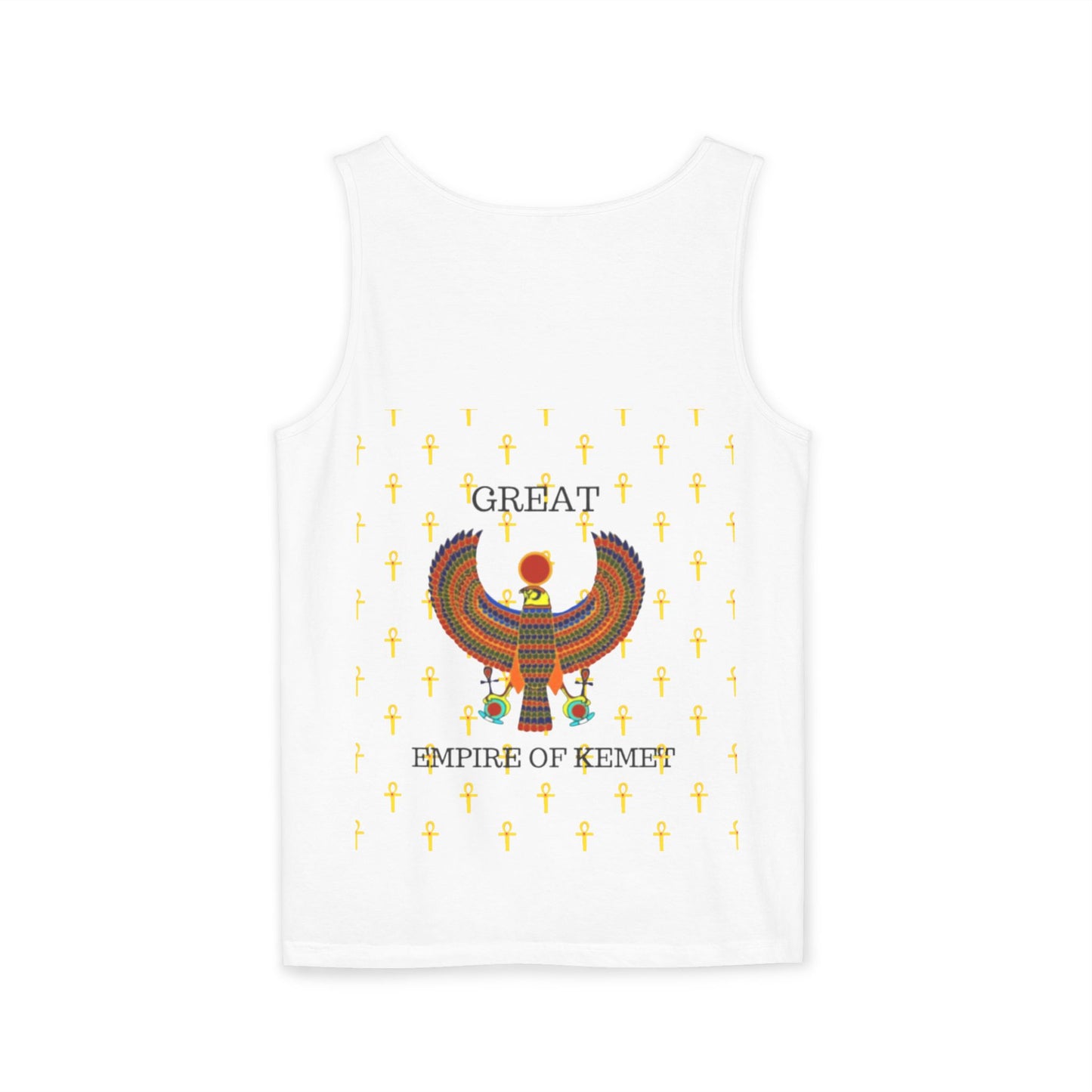 Official Unisex Garment-Dyed Tank Top  - Great Empire of Kemet Branded | Bold Style, Comfort, and Heritage