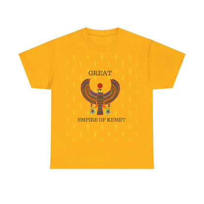 Unisex Heavy Cotton Tee - Great Empire of Kemet Branded | Bold Style, Comfort, and Heritage