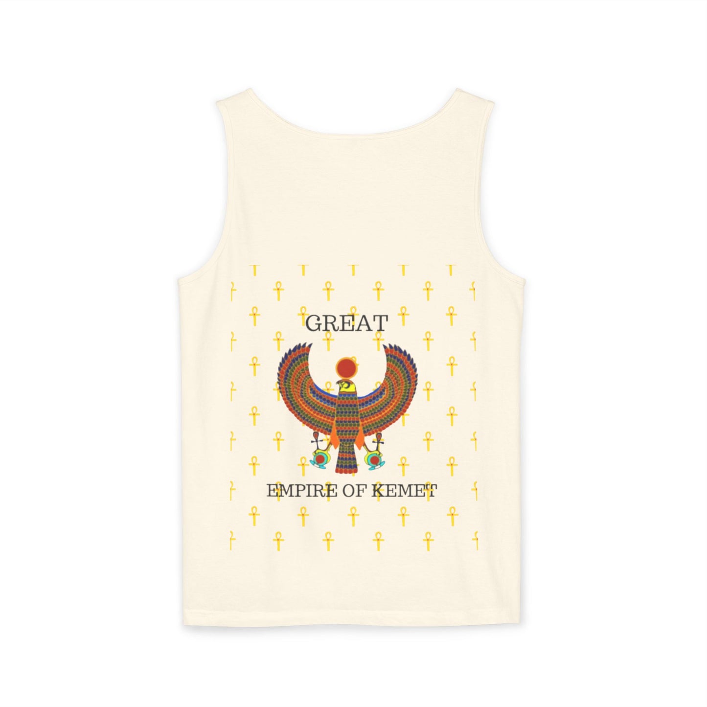 Official Unisex Garment-Dyed Tank Top  - Great Empire of Kemet Branded | Bold Style, Comfort, and Heritage