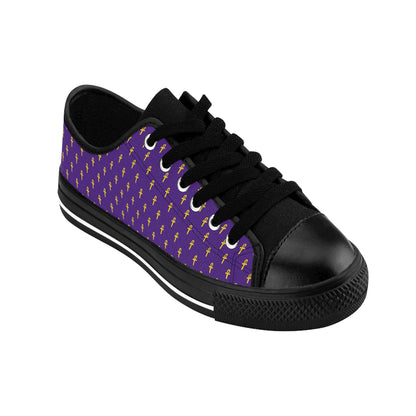 Purple Men's Sneakers - Great Empire of Kemet Branded