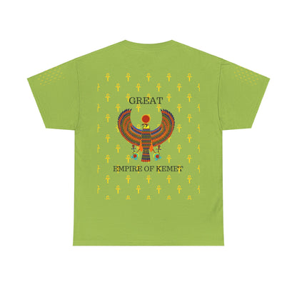 Unisex Heavy Cotton Tee - Great Empire of Kemet Branded | Style, Comfort, and Heritage