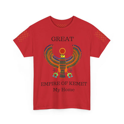 Unisex Heavy Cotton Tee - Great Empire of Kemet Branded | Style, Comfort, and Heritage