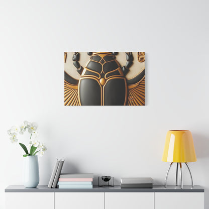 Great Scarab Beetles Canvas