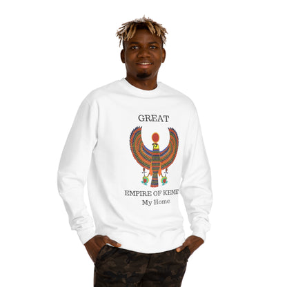 Official Unisex Crew Neck Sweatshirt - Great Empire of Kemet Branded | Bold Style, Comfort, and Heritage