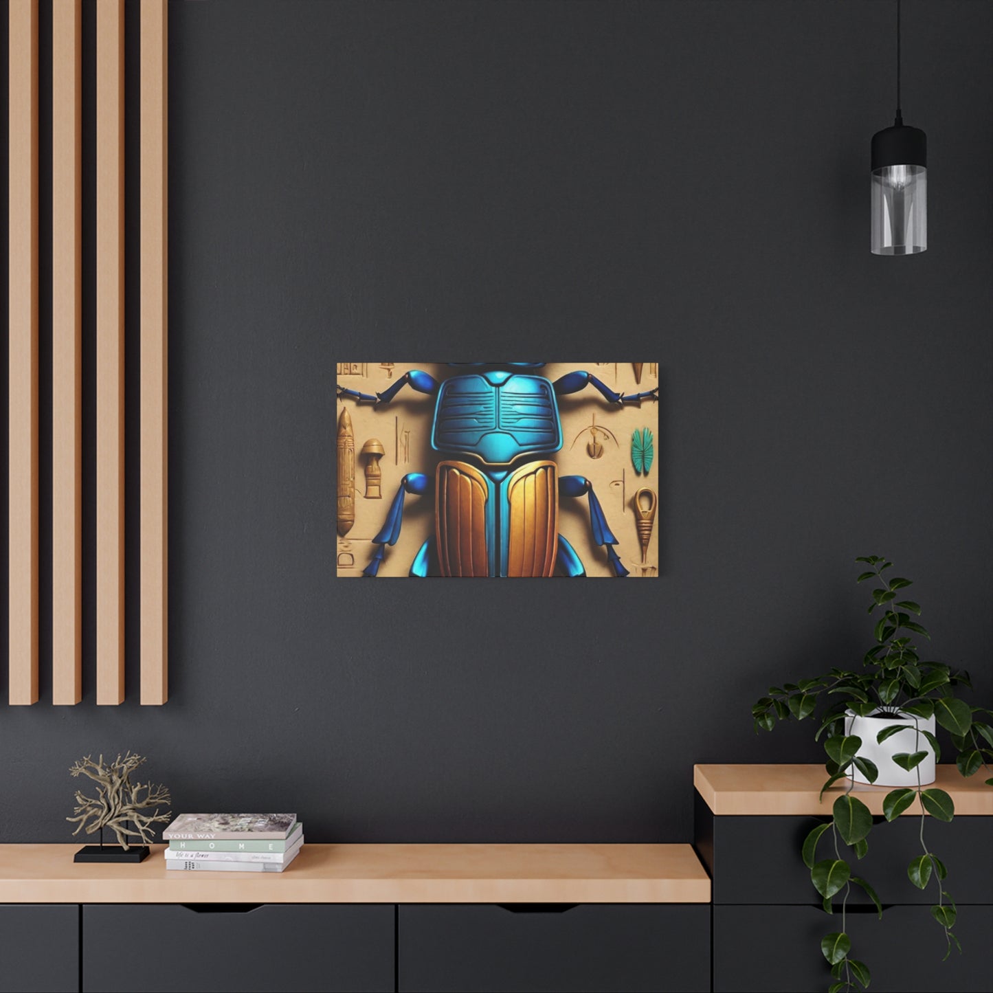 Scarab Beetle Canvas