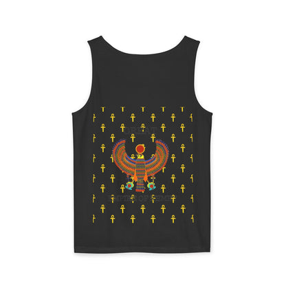 Official Unisex Garment-Dyed Tank Top  - Great Empire of Kemet Branded | Bold Style, Comfort, and Heritage