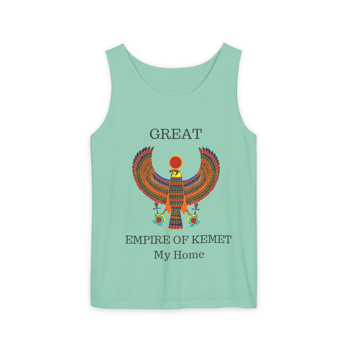 Official Unisex Garment-Dyed Tank Top  - Great Empire of Kemet Branded | Bold Style, Comfort, and Heritage