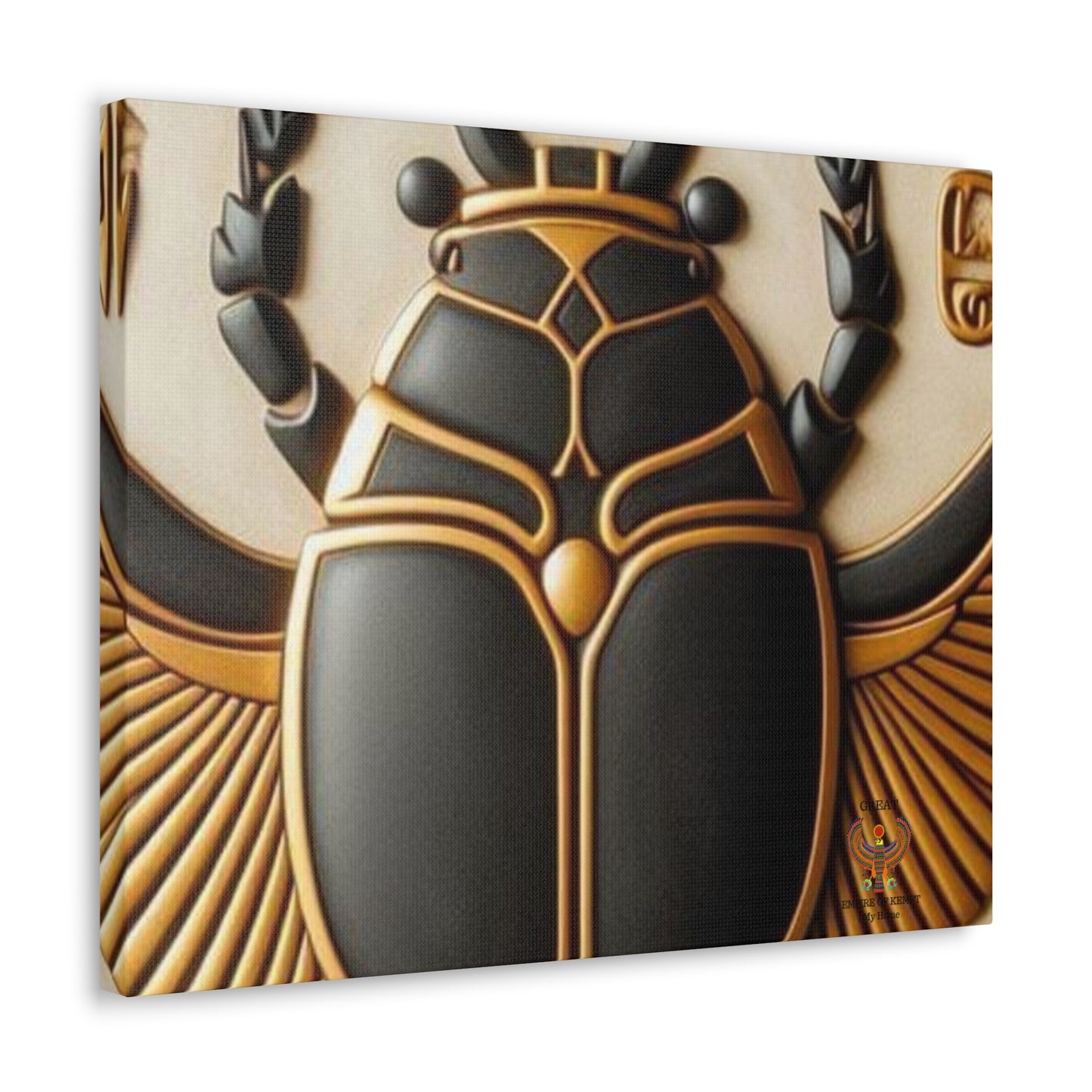 Great Scarab Beetles Canvas