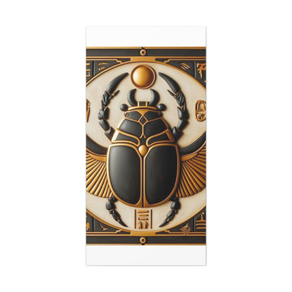 Great Scarab Beetles Canvas