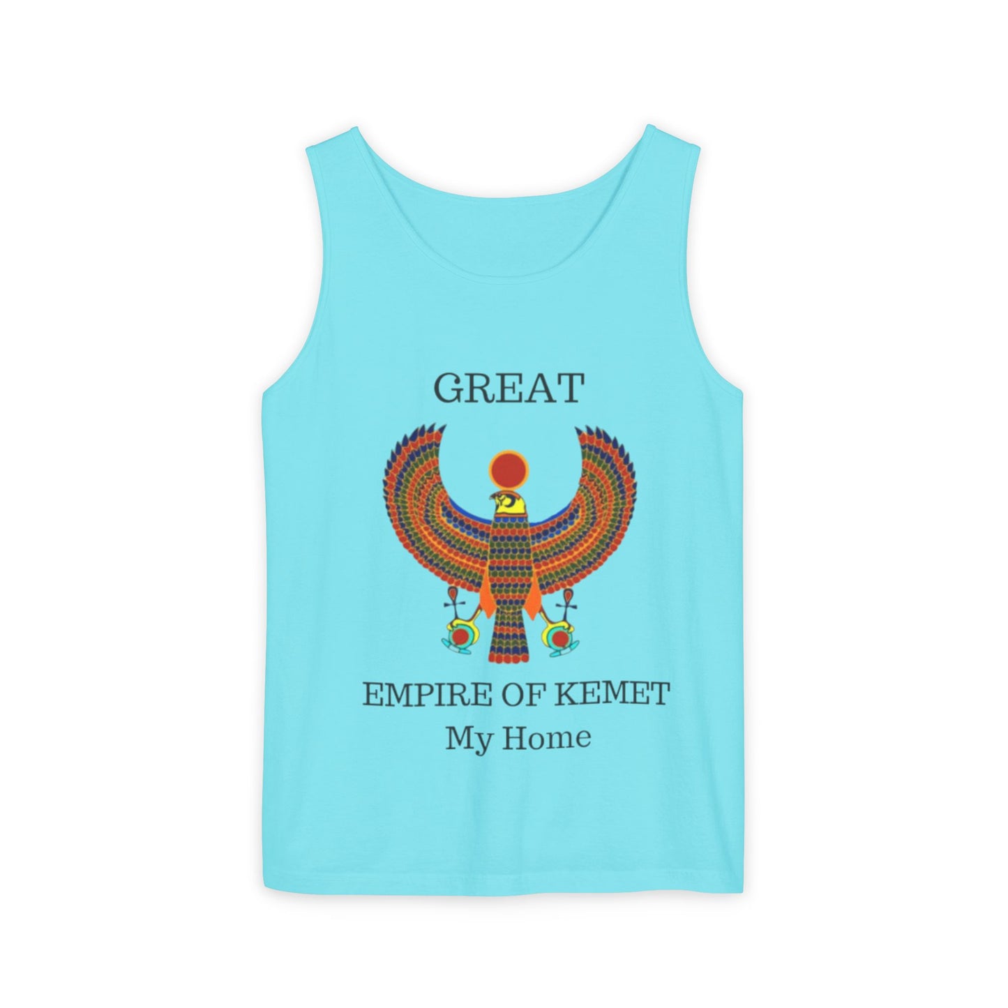 Official Unisex Garment-Dyed Tank Top  - Great Empire of Kemet Branded | Bold Style, Comfort, and Heritage