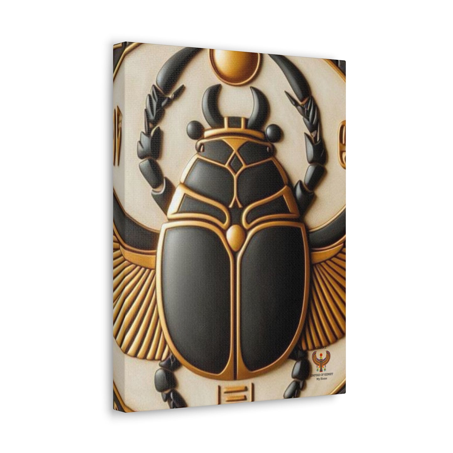 Great Scarab Beetles Canvas