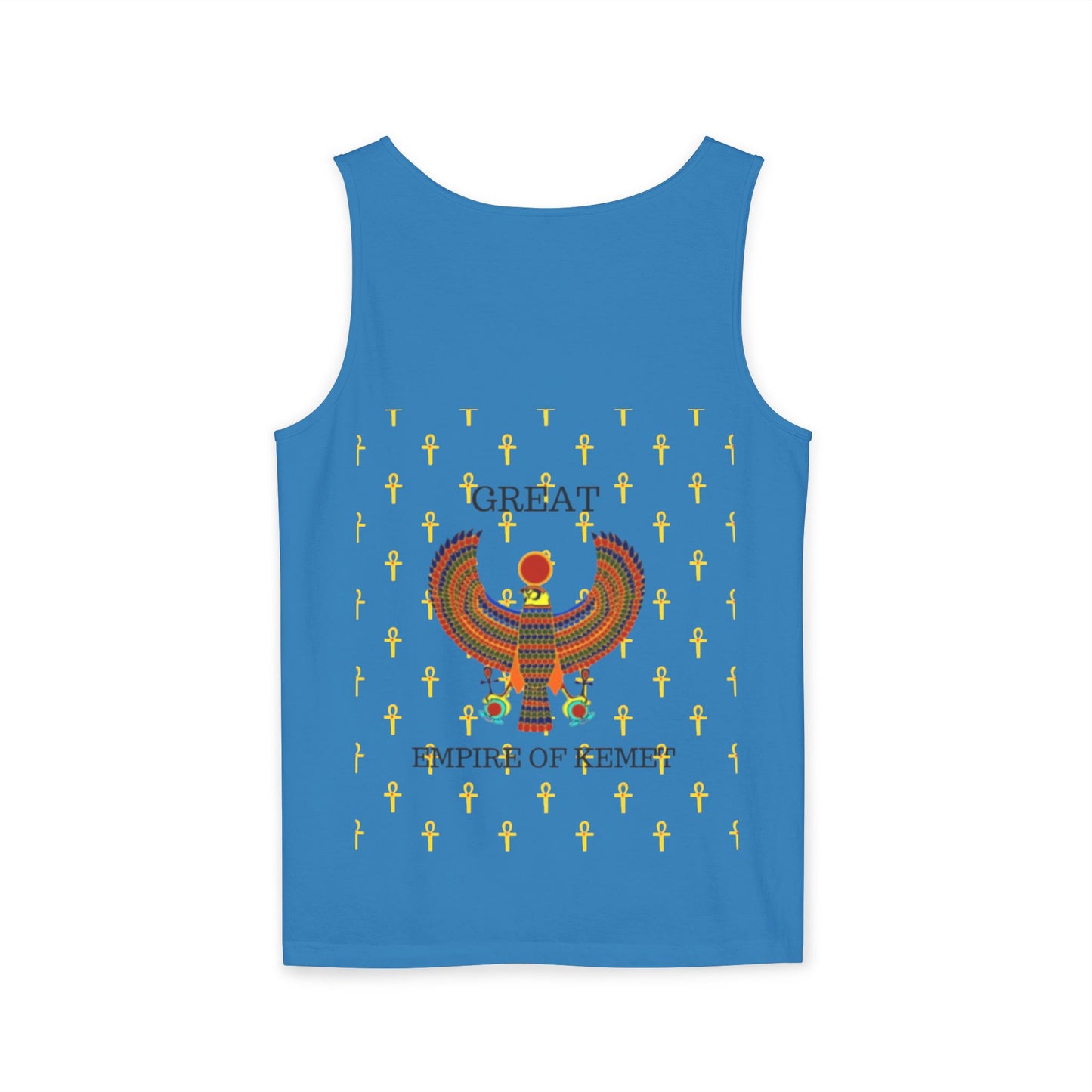 Official Unisex Garment-Dyed Tank Top  - Great Empire of Kemet Branded | Bold Style, Comfort, and Heritage