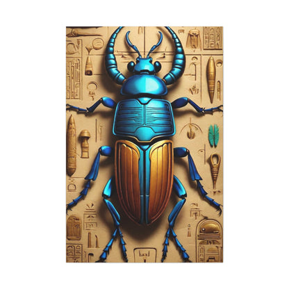 Scarab Beetle Canvas