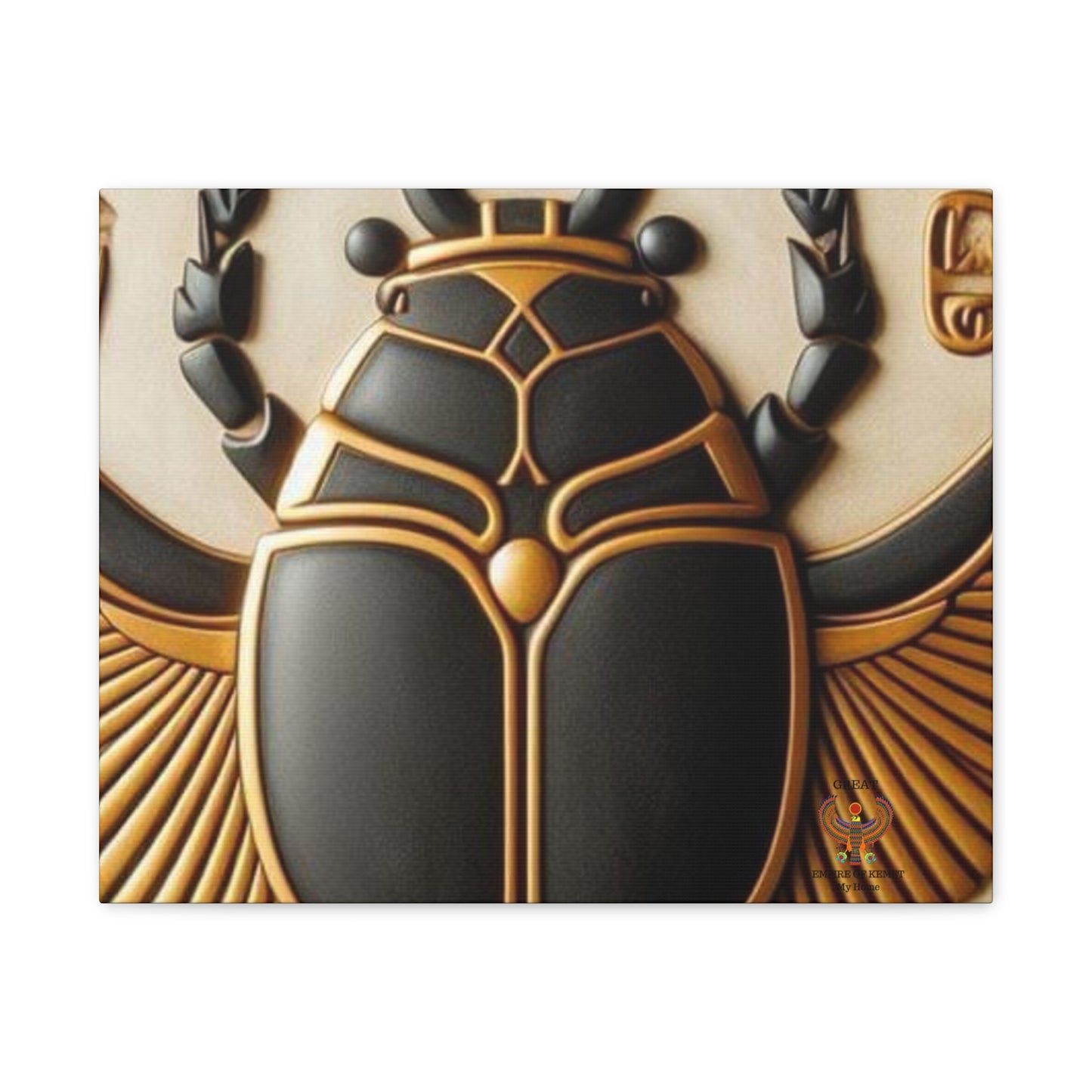 Great Scarab Beetles Canvas