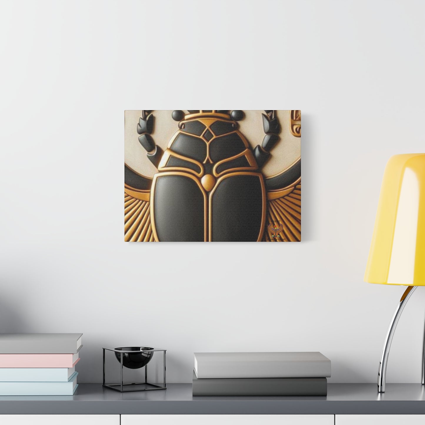 Great Scarab Beetles Canvas