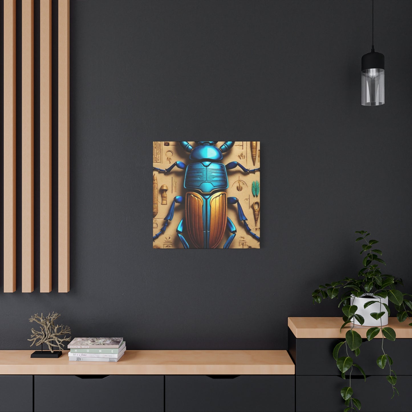 Scarab Beetle Canvas