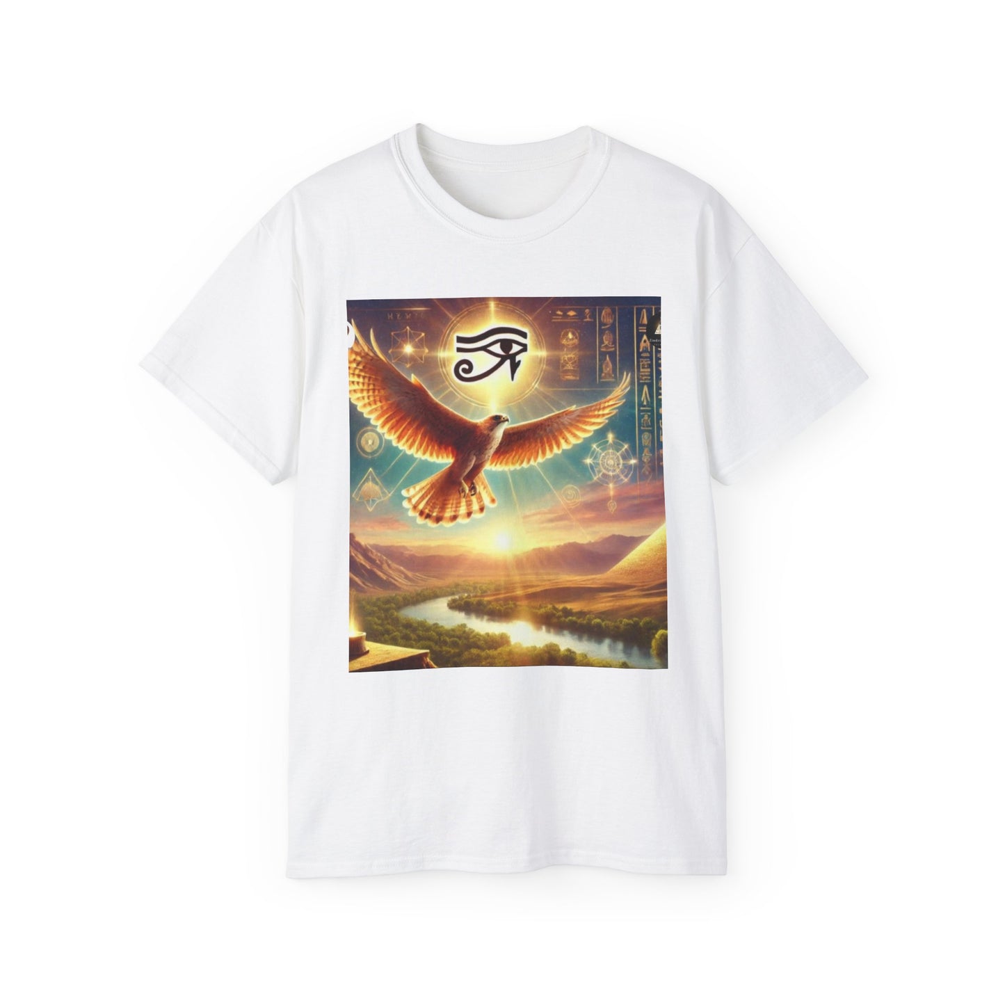 Heru Season | Unisex Ultra Cotton | Zodiac & Falcon Design