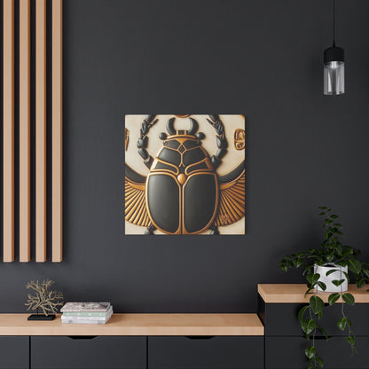 Great Scarab Beetles Canvas