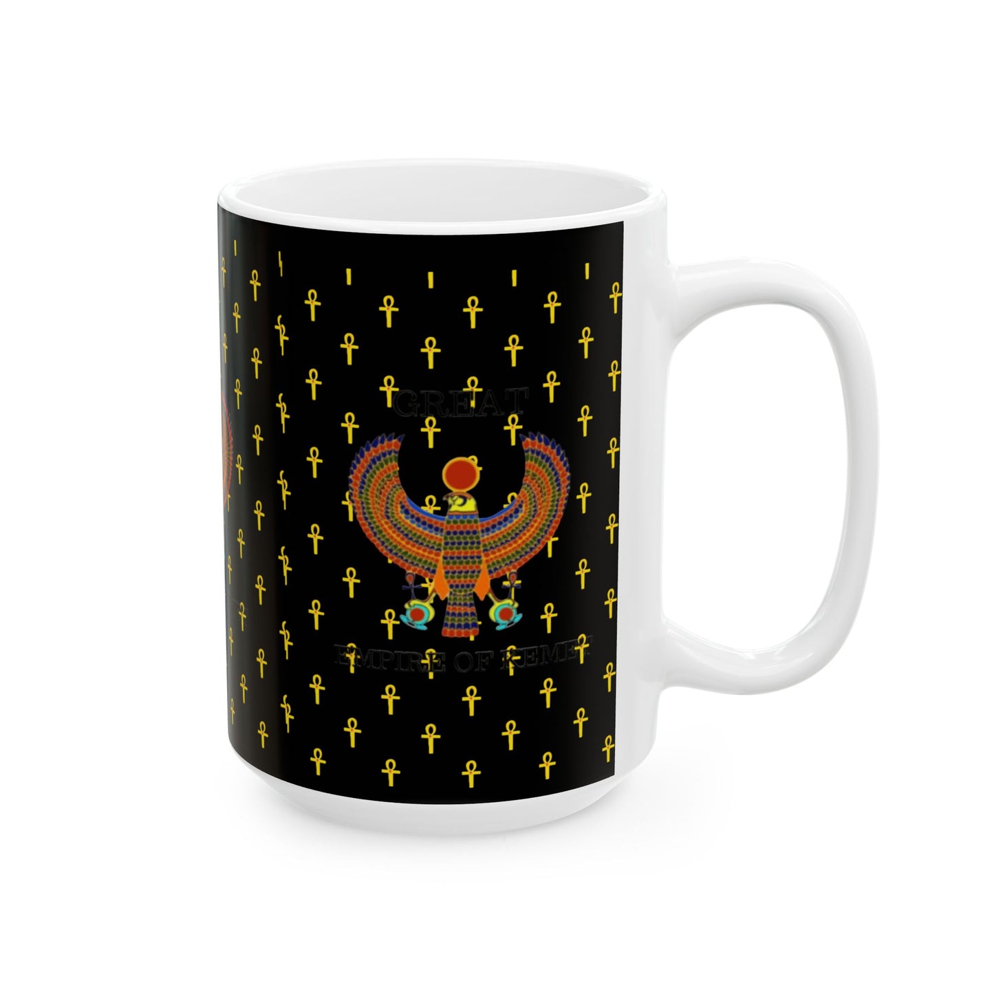 Ceramic Mug (11oz, 15oz) - Great Empire of Kemet Branded | Bold Style, Comfort, and Heritage