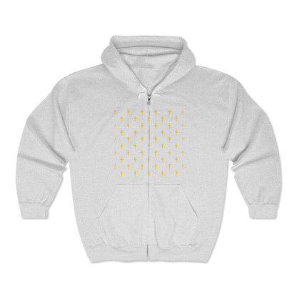Sweat-shirt à capuche zippé unisexe Heavy Blend™ – Marque Great Empire of Kemet | Style audacieux, confort et héritage