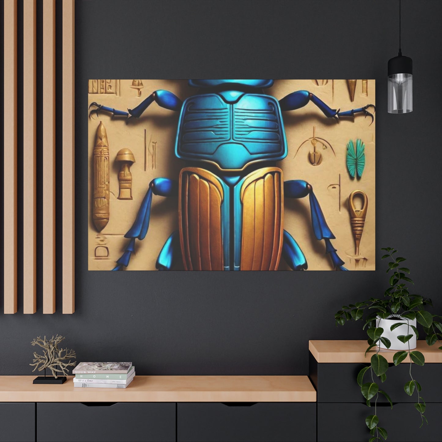 Scarab Beetle Canvas