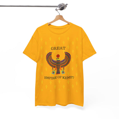 Unisex Heavy Cotton Tee - Great Empire of Kemet Branded | Bold Style, Comfort, and Heritage