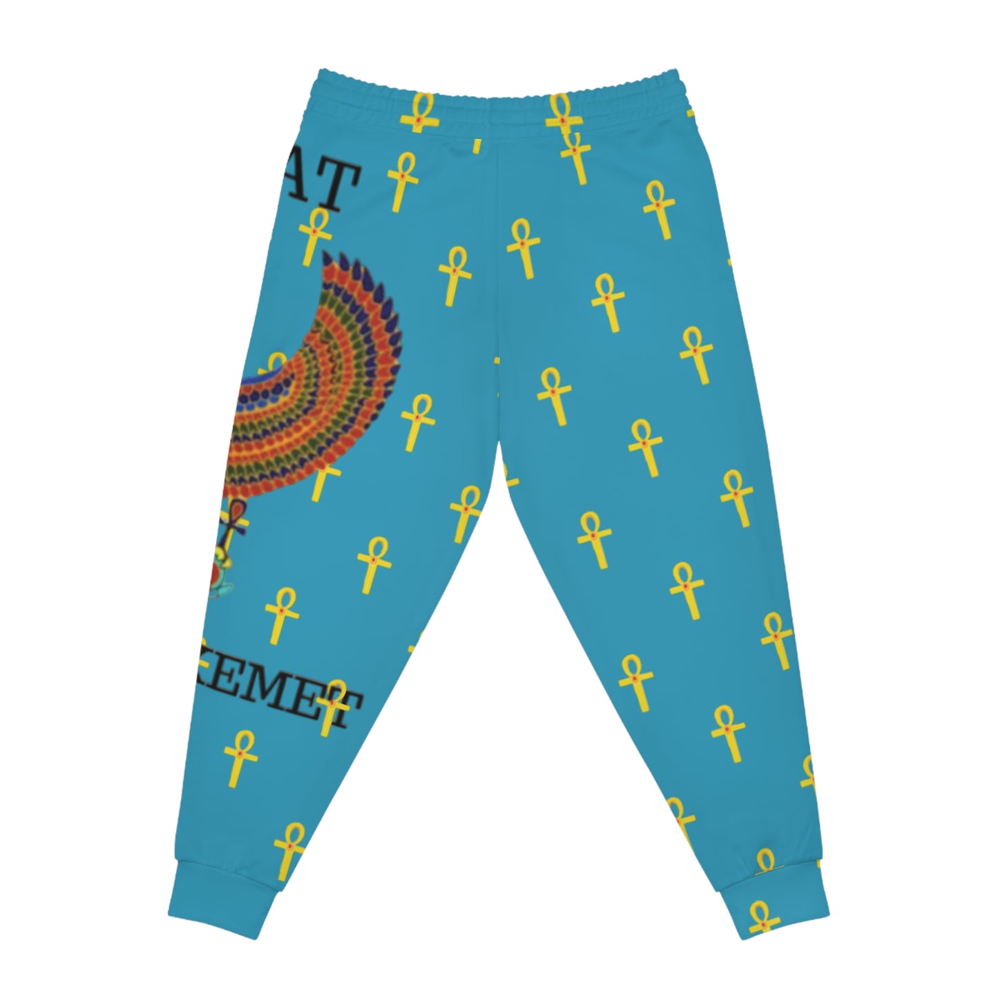 Turquoise Athletic Joggers - Great Empire of Kemet Branded | Style, Performance, and Heritage