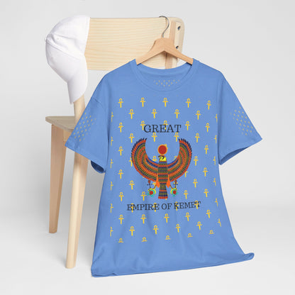 Unisex Heavy Cotton Tee - Great Empire of Kemet Branded | Bold Style, Comfort, and Heritage