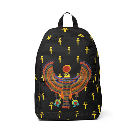 Unisex Fabric Backpack - Great Empire of Kemet Branded | Bold Style, Comfort, and Heritage