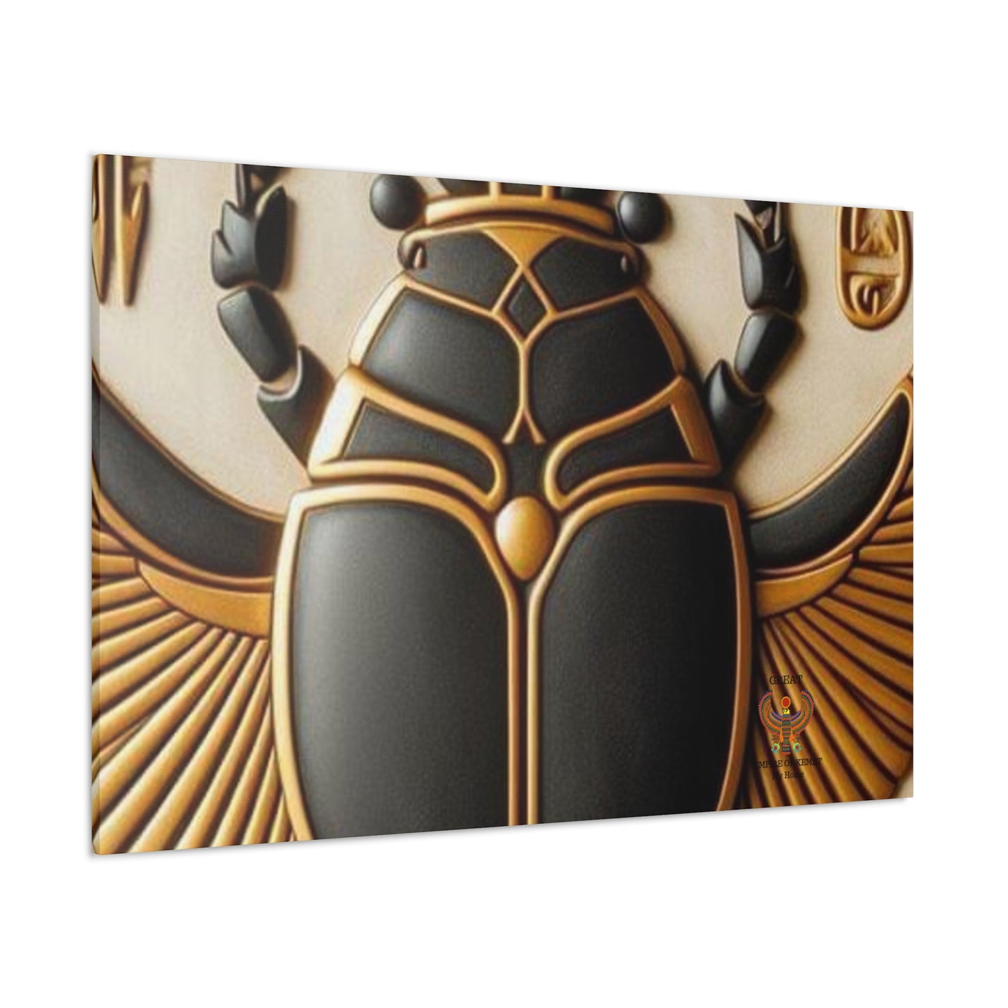 Great Scarab Beetles Canvas