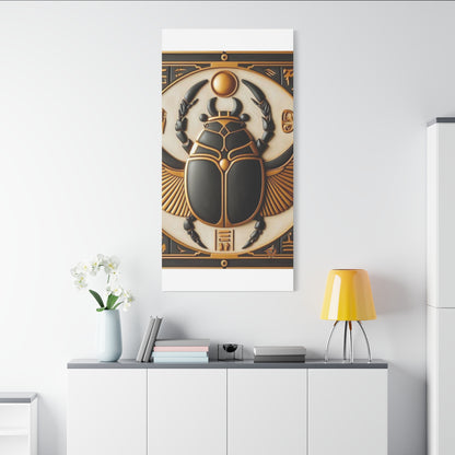 Great Scarab Beetles Canvas