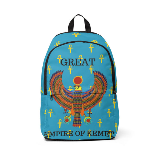 Unisex Fabric Backpack - Great Empire of Kemet Branded | Bold Style, Comfort, and Heritage