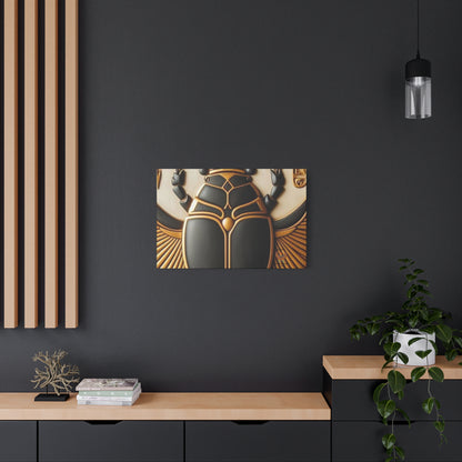 Great Scarab Beetles Canvas