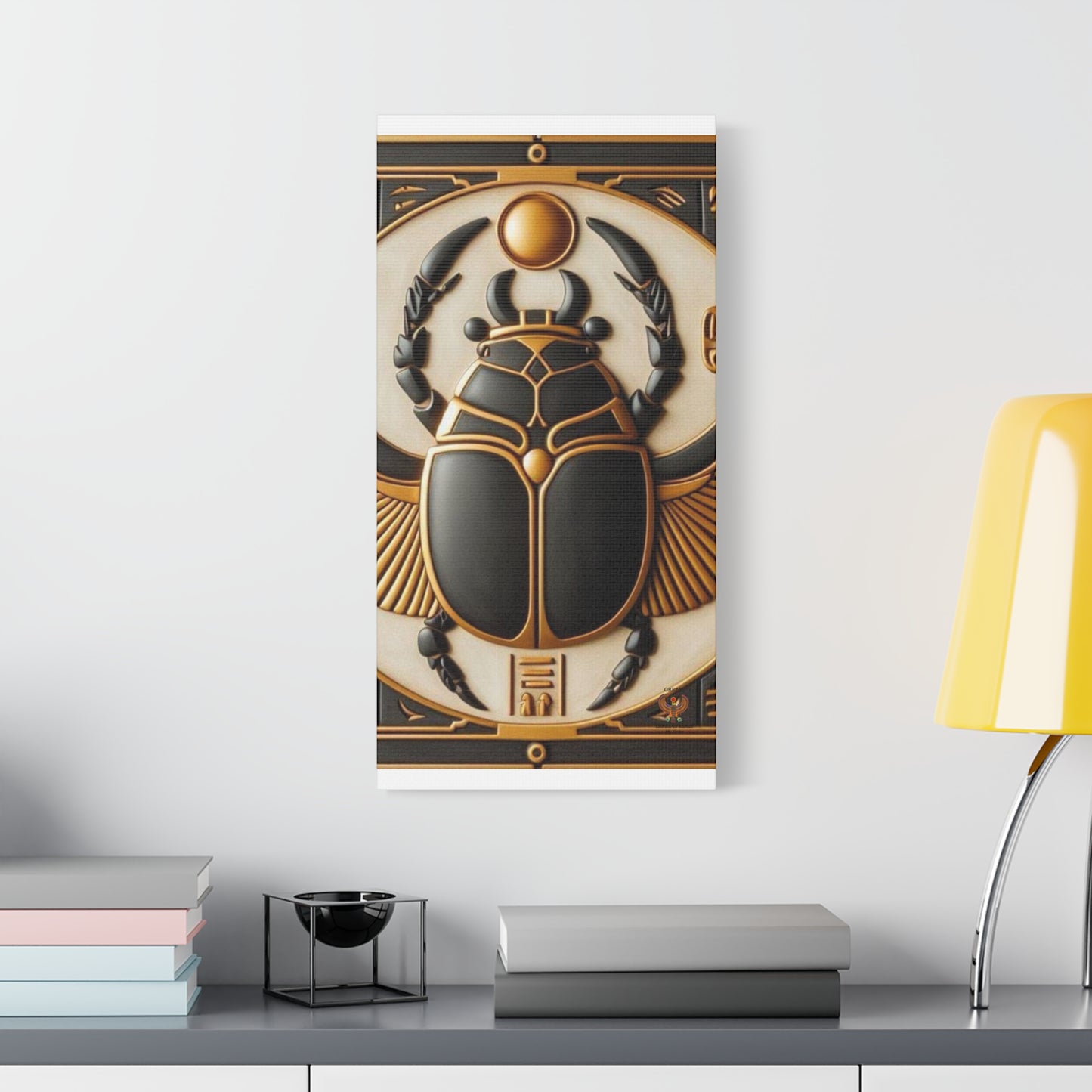 Great Scarab Beetles Canvas