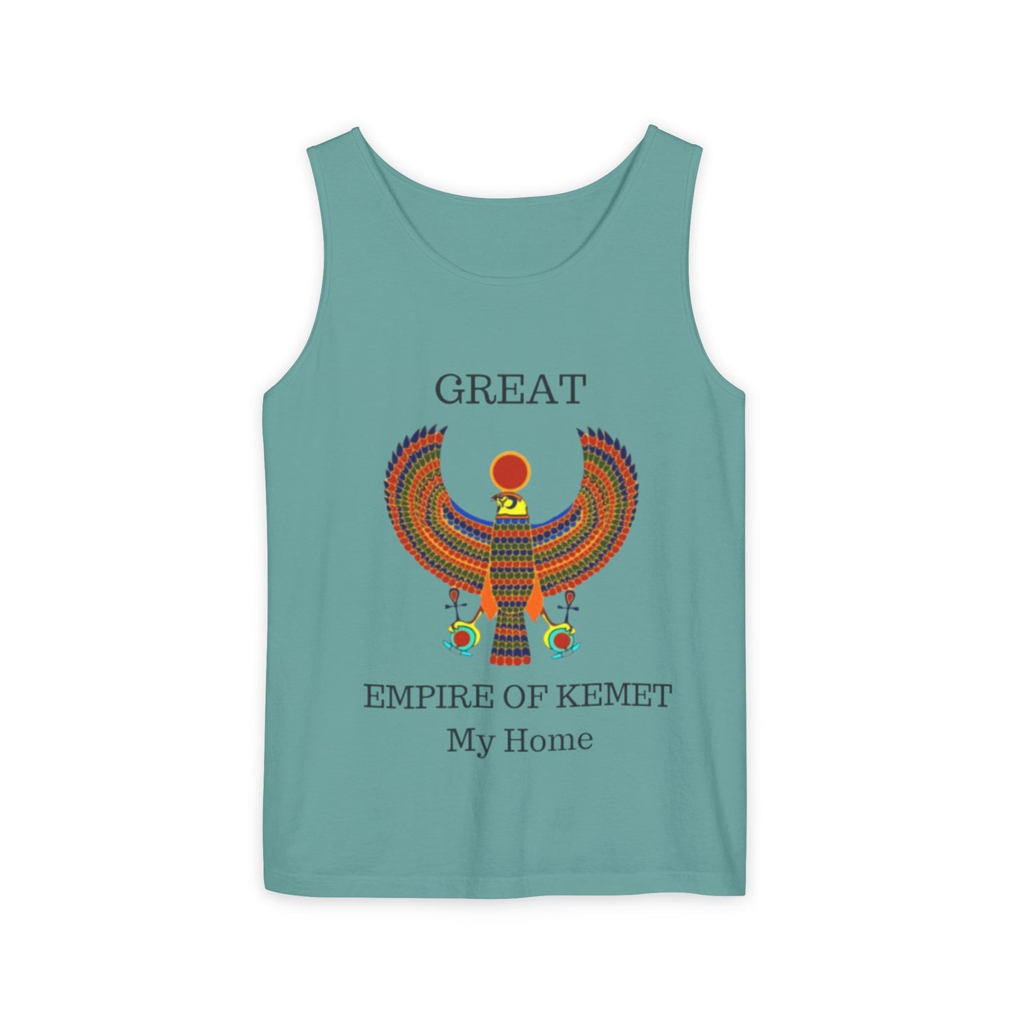 Official Unisex Garment-Dyed Tank Top  - Great Empire of Kemet Branded | Bold Style, Comfort, and Heritage